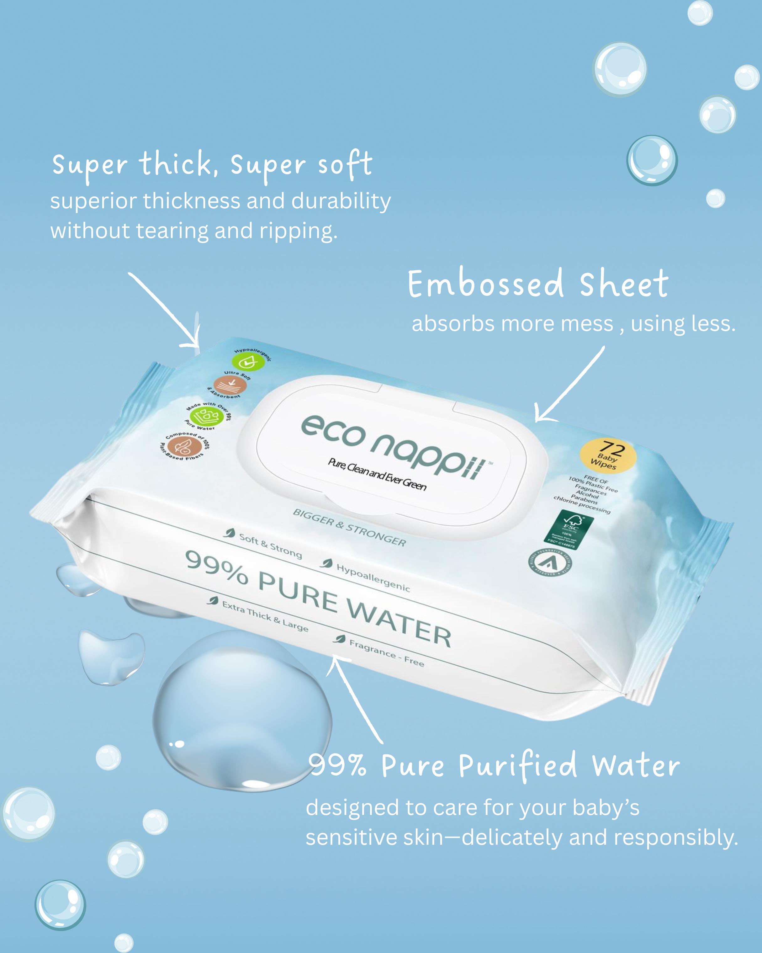 Eco Nappii - Organic Bamboo Plant-Based Diaper | Sustainable Baby Care